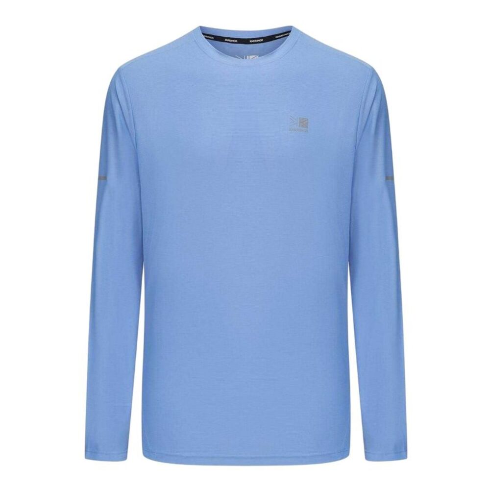 Karrimor Mens Reflective Detail Long-Sleeved T-Shirt / Bold Blue
